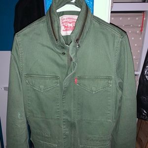 Levis military green jacket